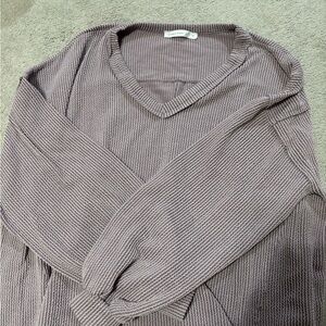 Cozy Ribbed V-Neck Sweater